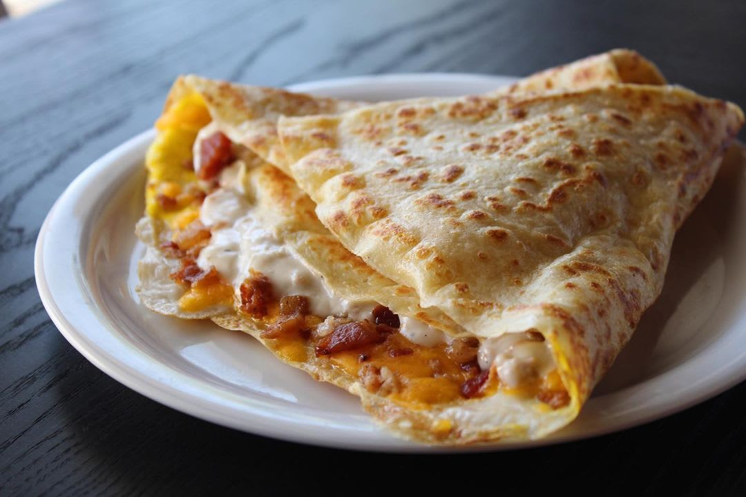 Savory crêpe