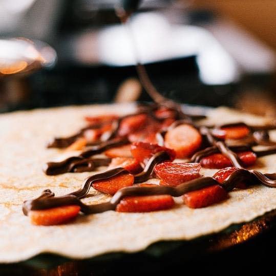 Crêpes at Yellow Cafe